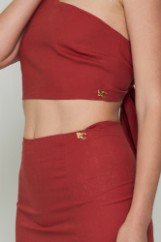 Picture of One shoulder top with knot