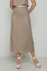 Picture of Linen maxi skirt