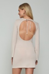 Picture of Mini backless dress with big sleeves