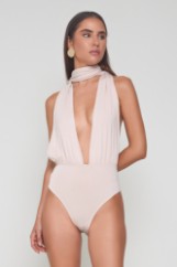 Picture of Bamboo halter bodysuit