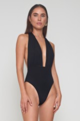 Picture of Bamboo halter bodysuit