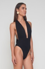 Picture of Bamboo halter bodysuit