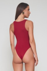 Picture of Bamboo bodysuit V neckline