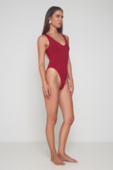 Picture of Bamboo bodysuit V neckline