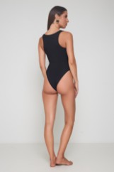 Picture of Bamboo bodysuit V neckline