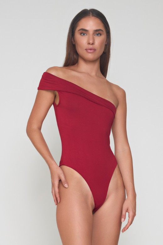 Picture of One shoulder bamboo bodysuit