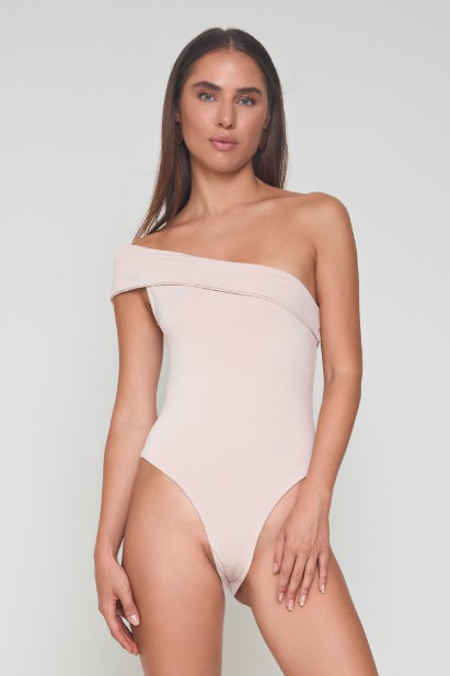 Picture of One shoulder bamboo bodysuit