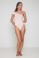 Picture of One shoulder bamboo bodysuit