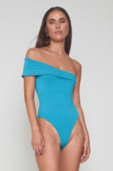 Picture of One shoulder bamboo bodysuit