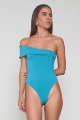 Picture of One shoulder bamboo bodysuit