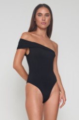 Picture of One shoulder bamboo bodysuit