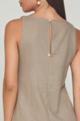 Picture of Linen basic mini dress