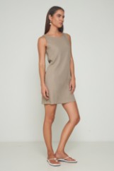 Picture of Linen basic mini dress