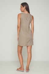 Picture of Linen basic mini dress