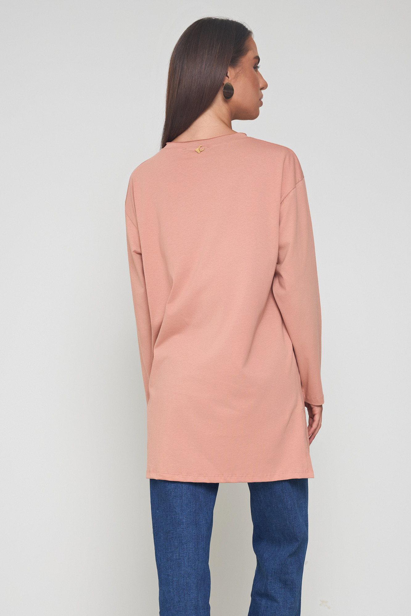 Picture of Asymmetric blouse with side slits