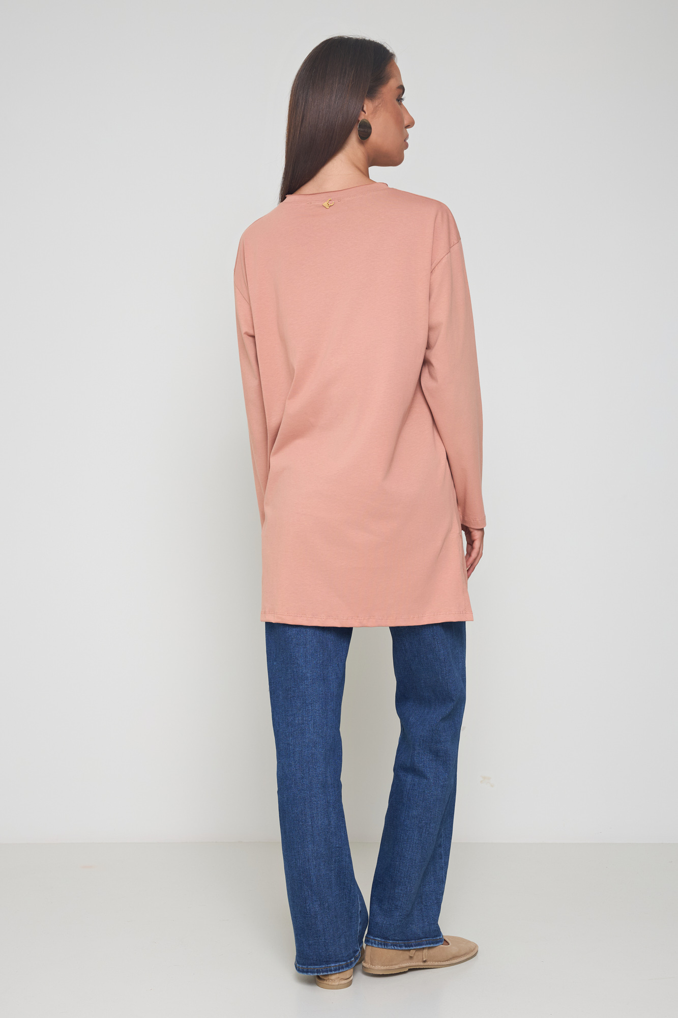 Picture of Asymmetric blouse with side slits