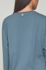 Picture of Asymmetric blouse with side slits