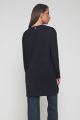 Picture of Asymmetric blouse with side slits