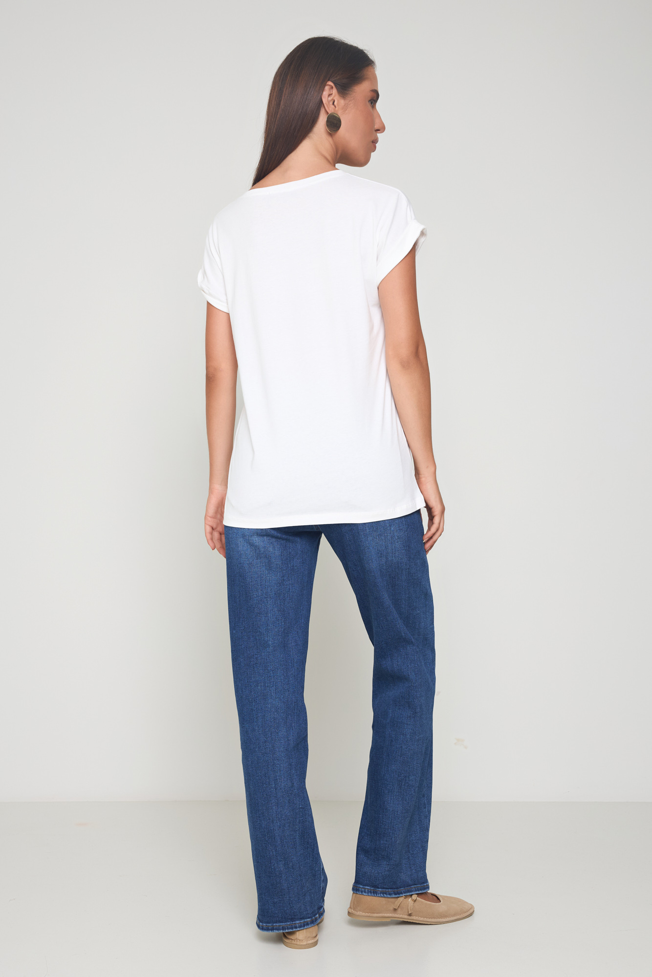 Picture of Cotton t-shirt with lapels