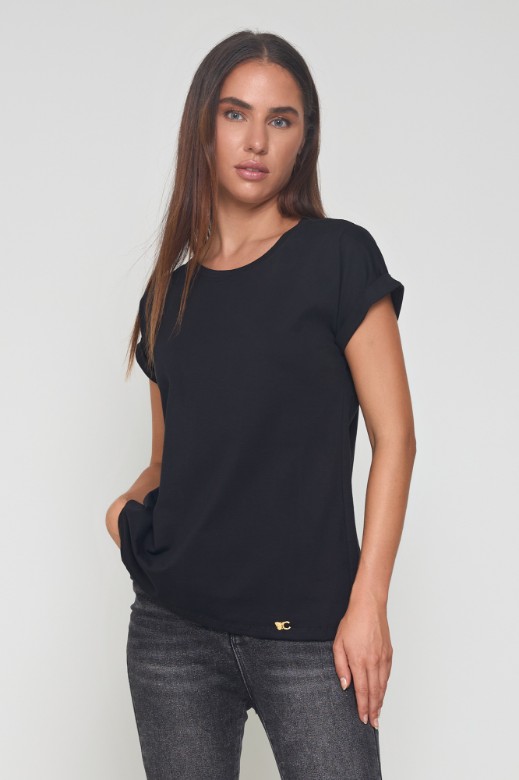 Picture of Cotton t-shirt with lapels