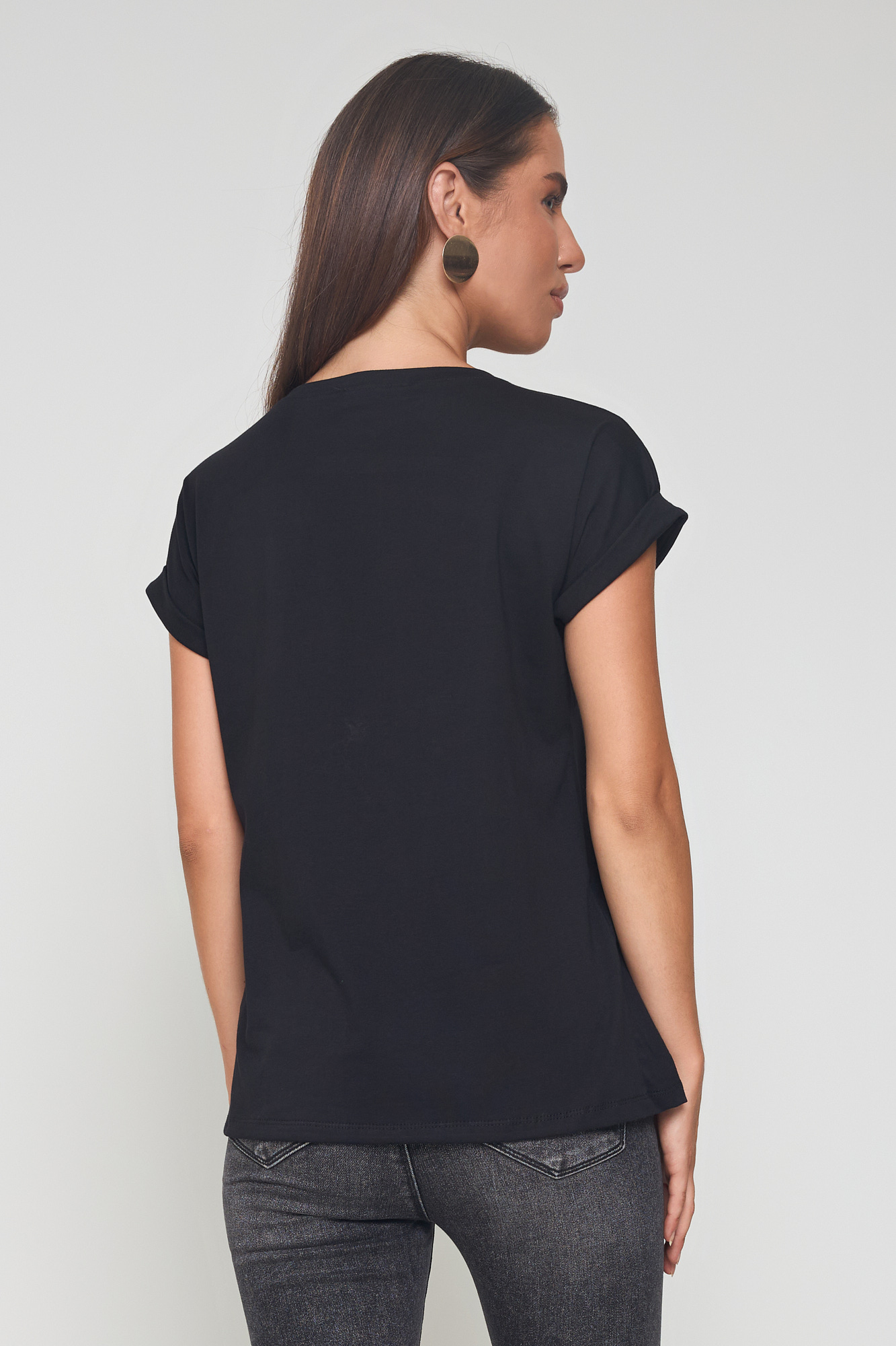 Picture of Cotton t-shirt with lapels