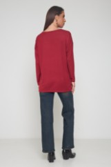 Picture of Soft knit V-neck blouse