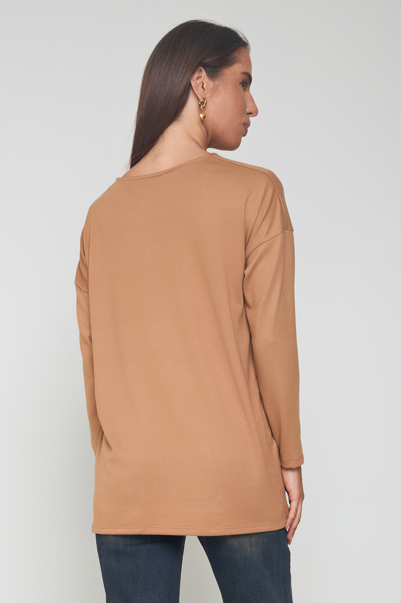 Picture of Soft knit V-neck blouse