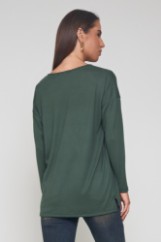 Picture of Soft knit V-neck blouse