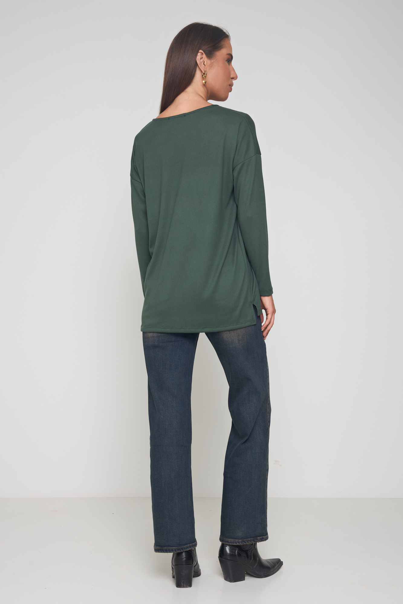 Picture of Soft knit V-neck blouse