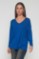 Picture of Soft knit V-neck blouse