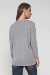 Picture of Soft knit V-neck blouse