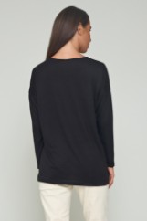 Picture of Soft knit V-neck blouse