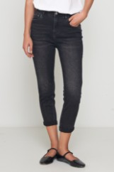 Picture of Mom fit jeans with elastic waist