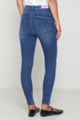 Picture of High waisted skinny jeans with buttons