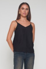 Picture of V-neck blouse with thin straps