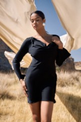 Picture of Draped mini dress