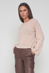 Picture of Knitted sweater with wide sleeves