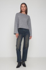 Picture of Knitted sweater with wide sleeves