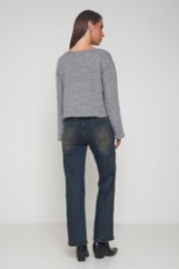 Picture of Knitted sweater with wide sleeves