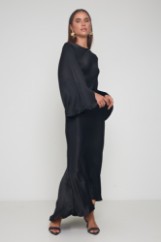 Picture of Asymmetric dress with wide sleeves