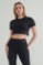 Picture of Crop top in elastic fabric