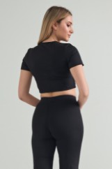 Picture of Crop top in elastic fabric