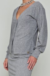 Picture of V-neck pullover cardigan