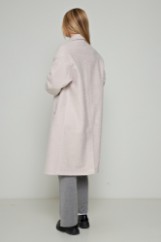 Picture of Oversized criss-cross coat with double buttons