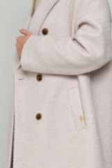 Picture of Oversized criss-cross coat with double buttons