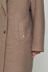 Picture of Oversized criss-cross coat with double buttons