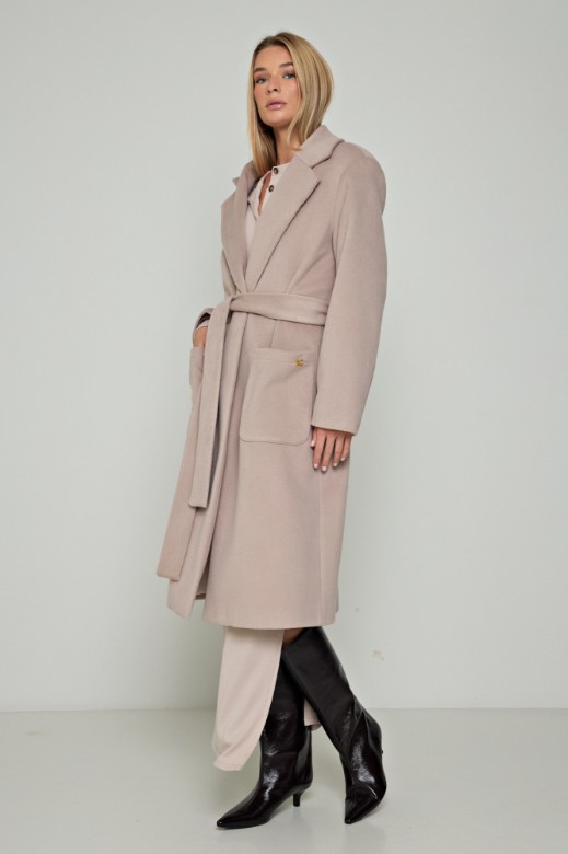 Picture of Oversized coat with belt