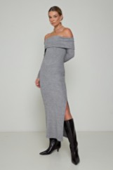 Picture of Off-Shoulder knitted dress