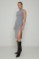 Picture of Sleeveless knitted dress with a tear