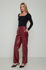 Picture of Leather croco pants